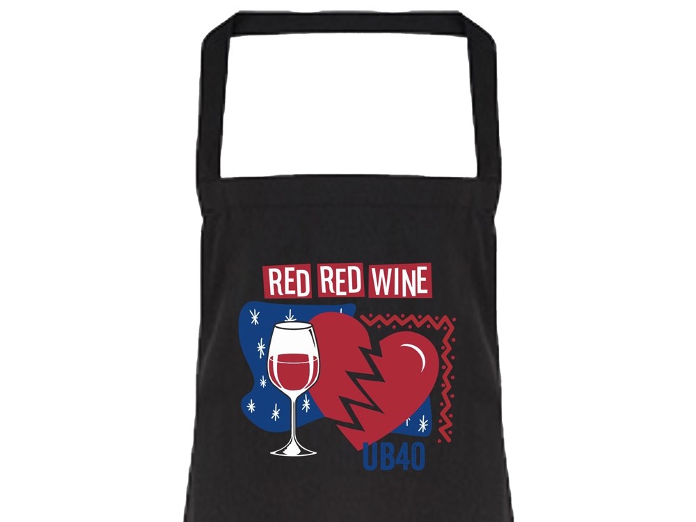 Red red wine Apron