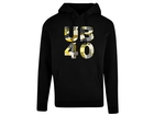UB40 Stacked logo Black Hoodie