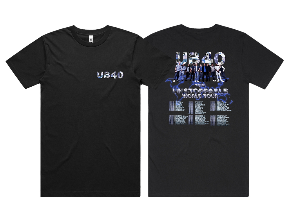 The Unstoppable world tour Black T-Shirt