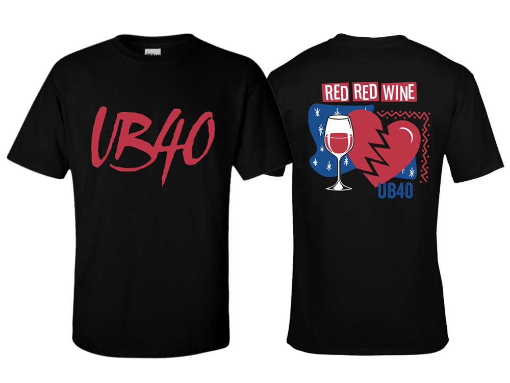 Red red wine Black T-shirt